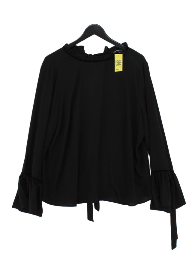 Capsule Women's Blouse UK 20 Black 100% Polyester