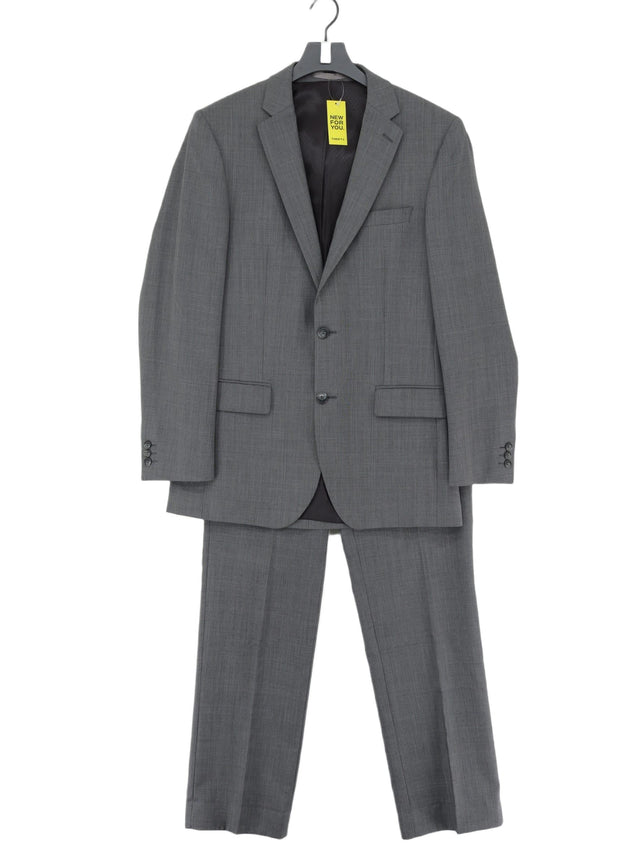 Pierre Cardin Men's Two Piece Suit Chest: 38 in Grey