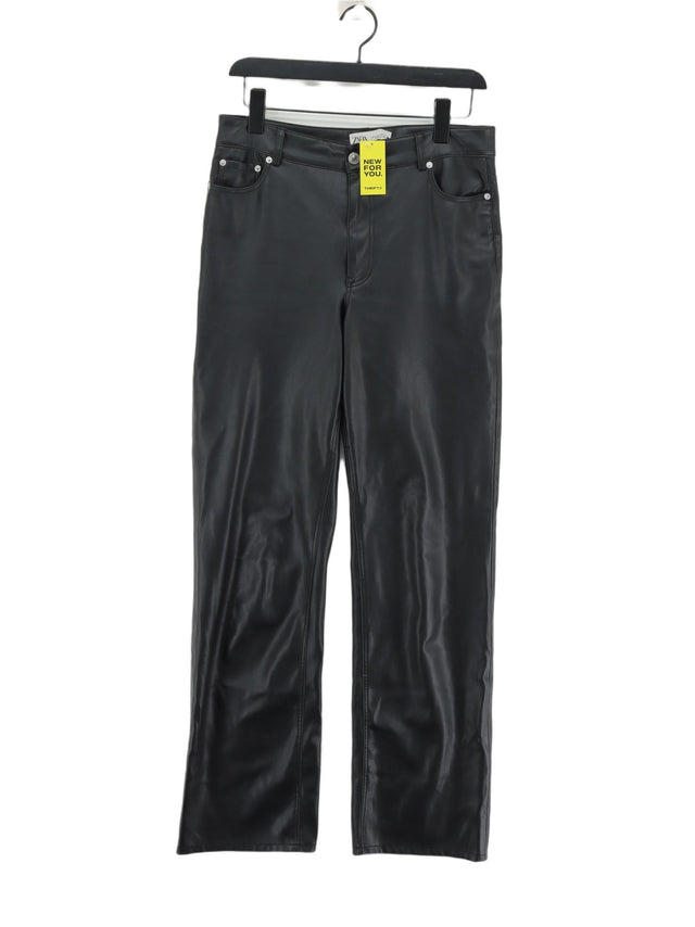 Zara Women's Suit Trousers UK 10 Black 100% Other