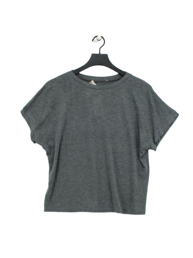 Danny & Nicole Women's T-Shirt M Grey Polyester with Spandex