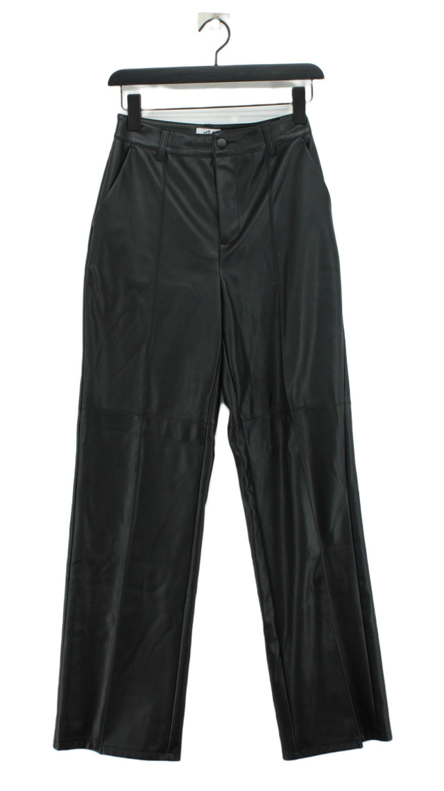 NA-KD Women's Trousers UK 6 Black 100% Polyester