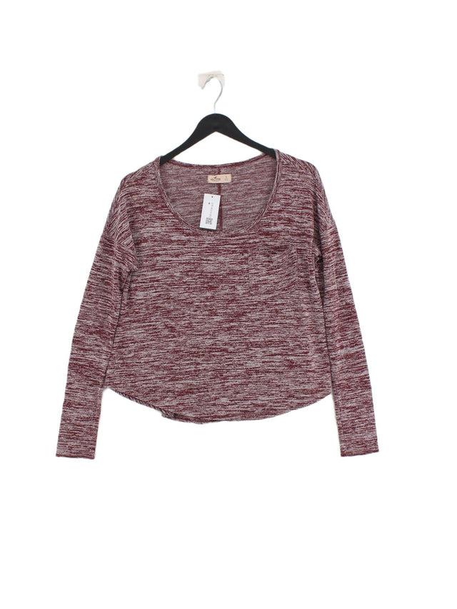 Hollister Women's Top S Red 100% Other