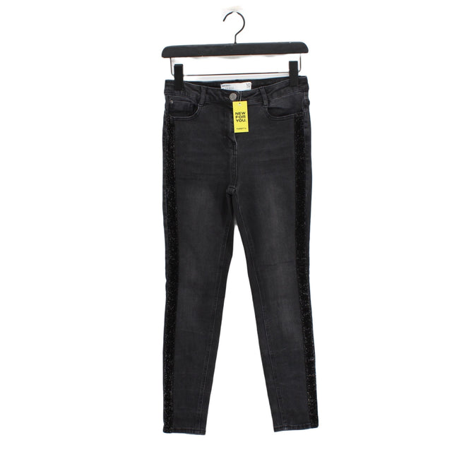 Next Women's Jeans UK 10 Black 100% Cotton