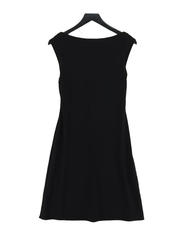 Coast Women's Midi Dress UK 10 Black Other with Elastane, Polyamide, Polyester