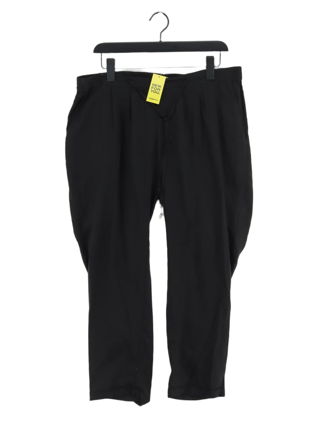 Ingrid & Isabel Women's Suit Trousers M Black Other with Linen