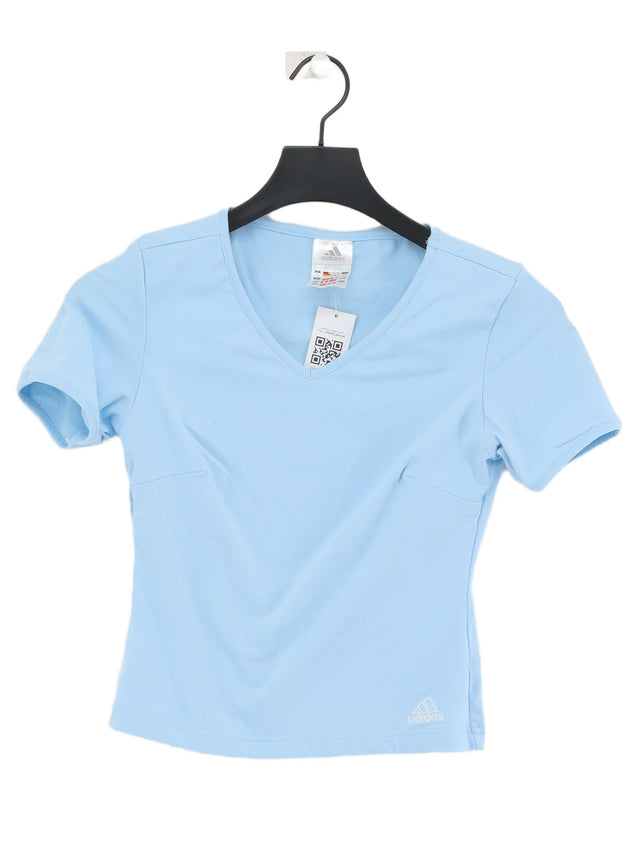 Adidas Women's T-Shirt UK 12 Blue 100% Other