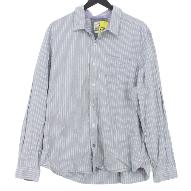 White Stuff Men's Shirt XL Grey 100% Cotton