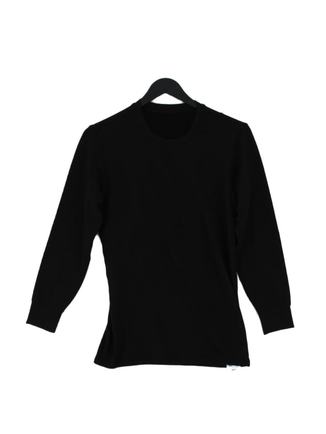 Uniqlo Women's Top S Black Acrylic with Polyester, Rayon, Spandex