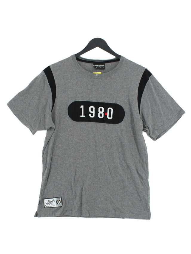 The Hundreds Men's T-Shirt L Grey 100% Cotton