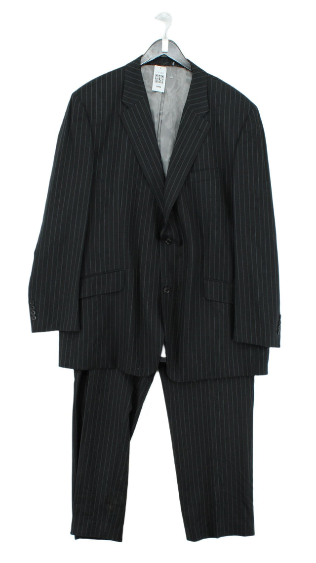 Hector James Men's Two Piece Suit Chest: 52 in Grey