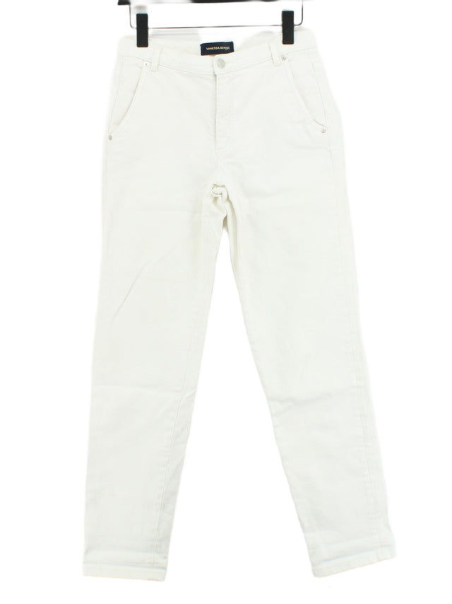 Vanessa Seward Women's Jeans UK 10 White Cotton with Other
