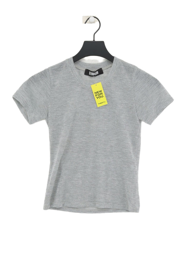 Reformation Women's Top S Grey 100% Other