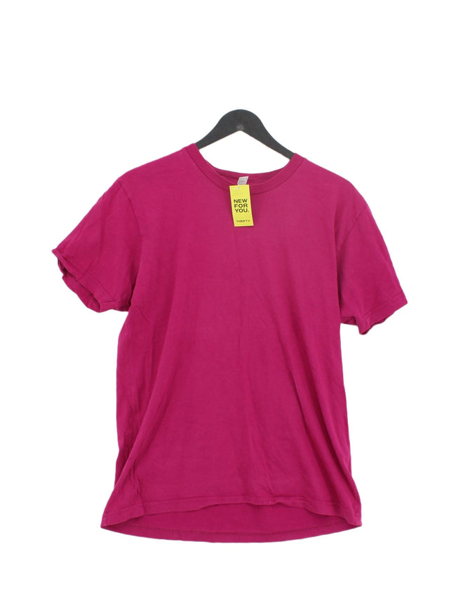 American Apparel Men's T-Shirt M Purple 100% Cotton