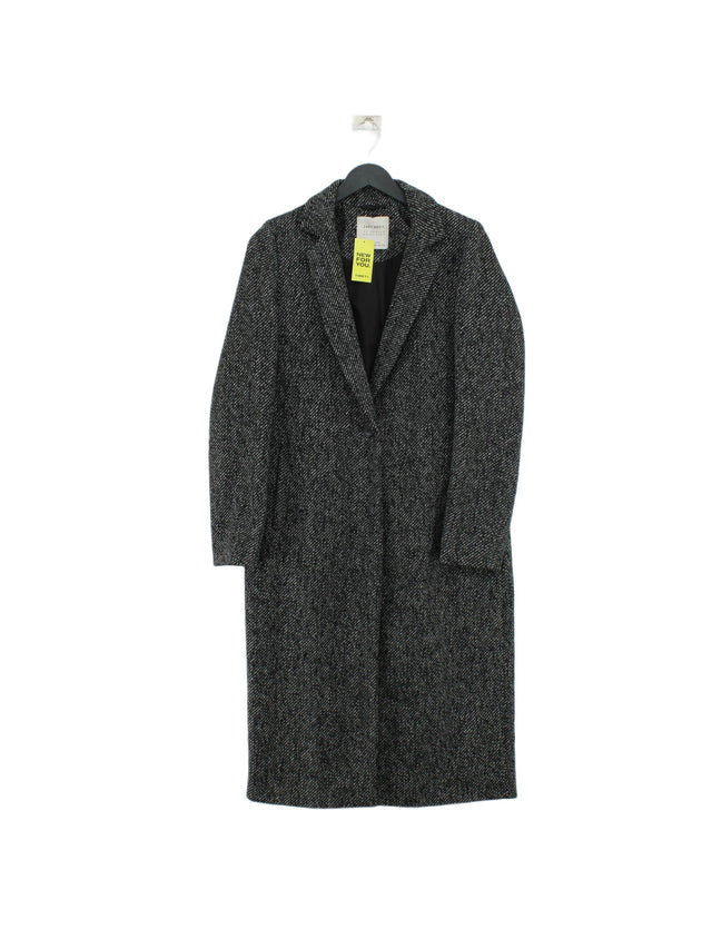 Zara Women's Coat XS Black 100% Polyester