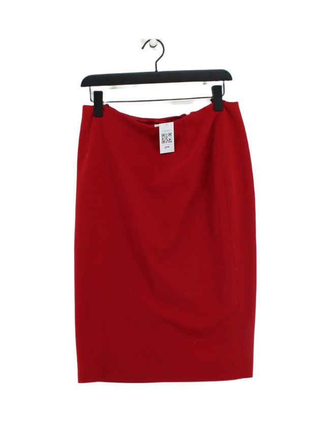 L.K. Bennett Women's Maxi Skirt UK 16 Red 100% Other