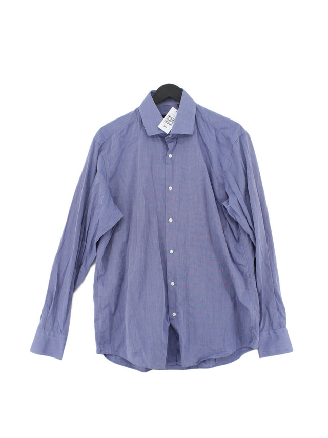 Hugo Boss Men's Shirt Chest: 41 in Blue 100% Cotton