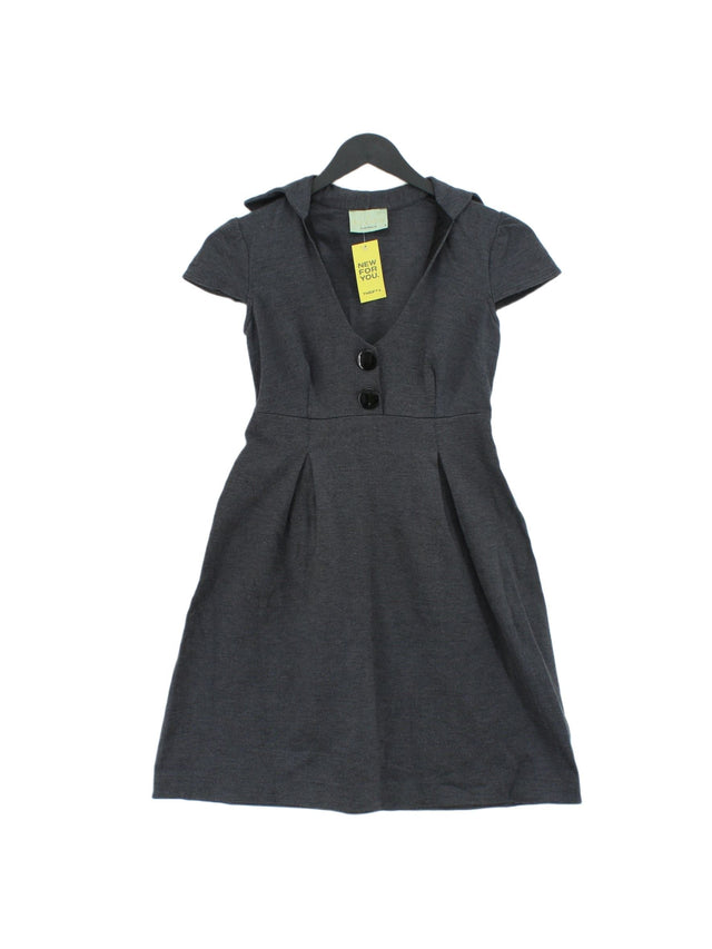 Review Women's Mini Dress UK 6 Grey Viscose with Rayon