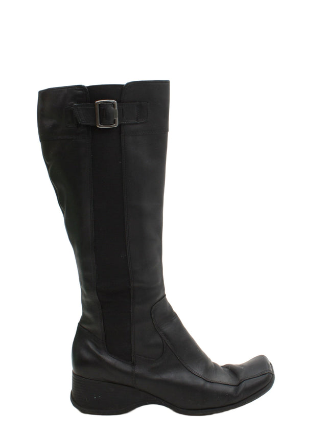 Clarks Women's Boots UK 7.5 Black 100% Other