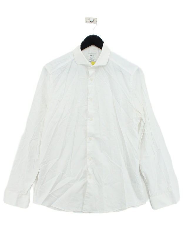 Reiss Men's Shirt XL White 100% Cotton