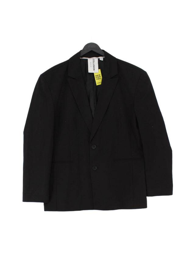 Collusion Women's Blazer UK 6 Black 100% Polyester