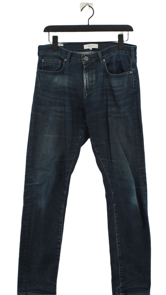 Reiss Men's Jeans W 32 in Blue 100% Cotton