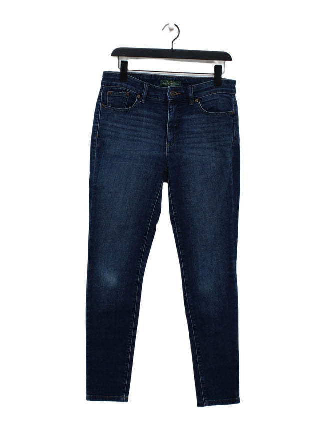 Ralph Lauren Women's Jeans UK 6 Blue Cotton with Elastane, Polyester