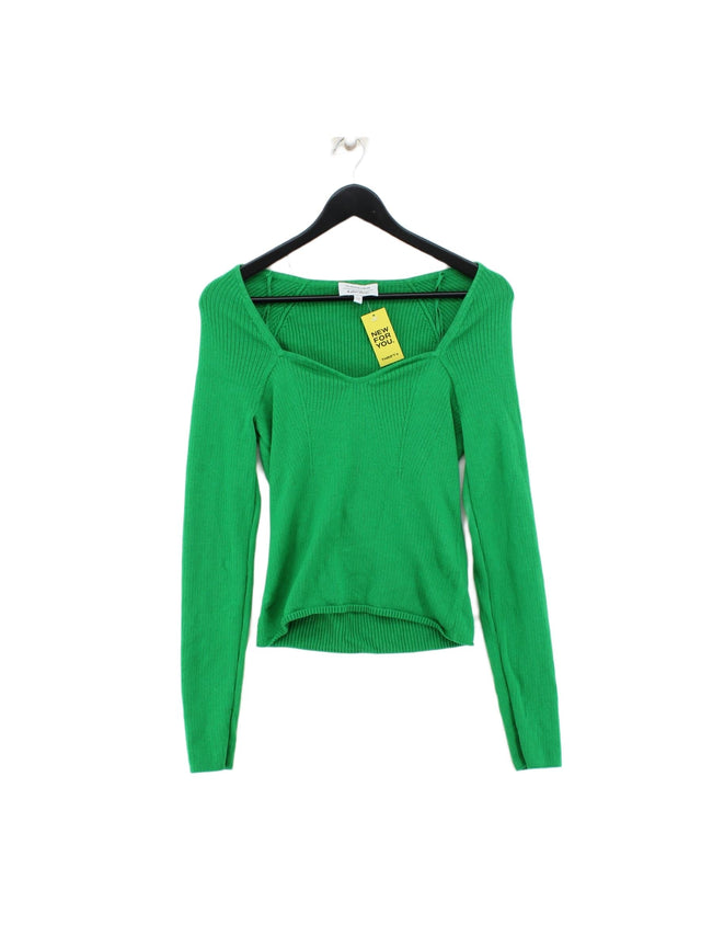 & Other Stories Women's Top M Green Cotton with Wool