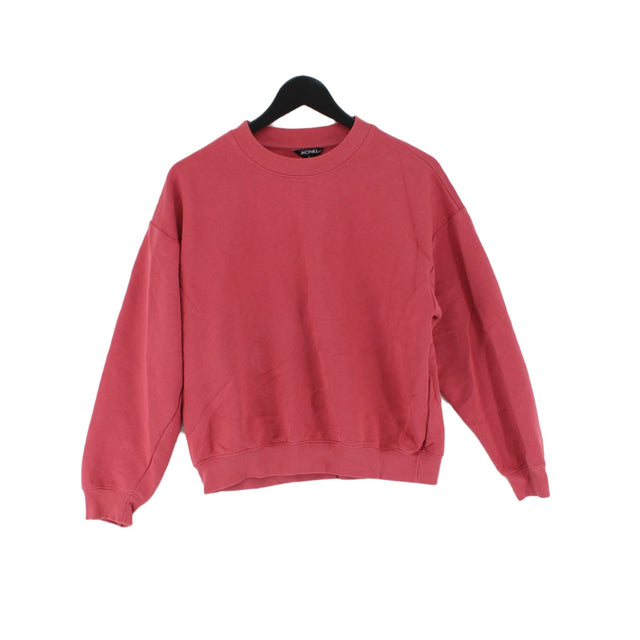 Monki Women's Jumper S Pink Cotton with Polyester