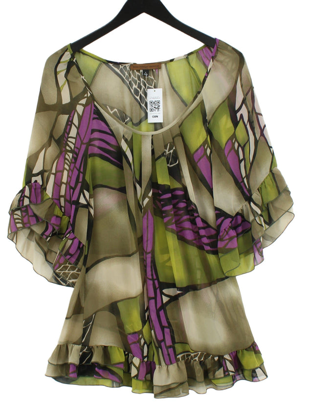 FWM (Fenn Wright Manson) Women's Blouse M Green 100% Polyester