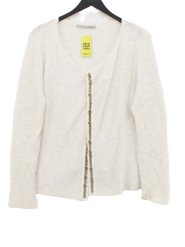 Trend By Captain Tortue Women's Cardigan UK 10 Cream