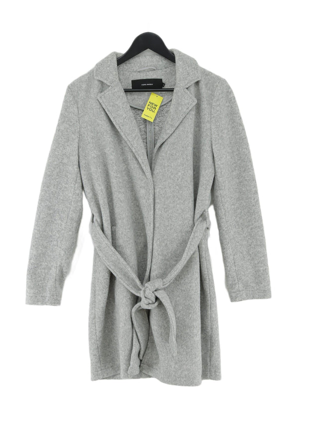 Vero Moda Women's Coat M Grey 100% Polyester