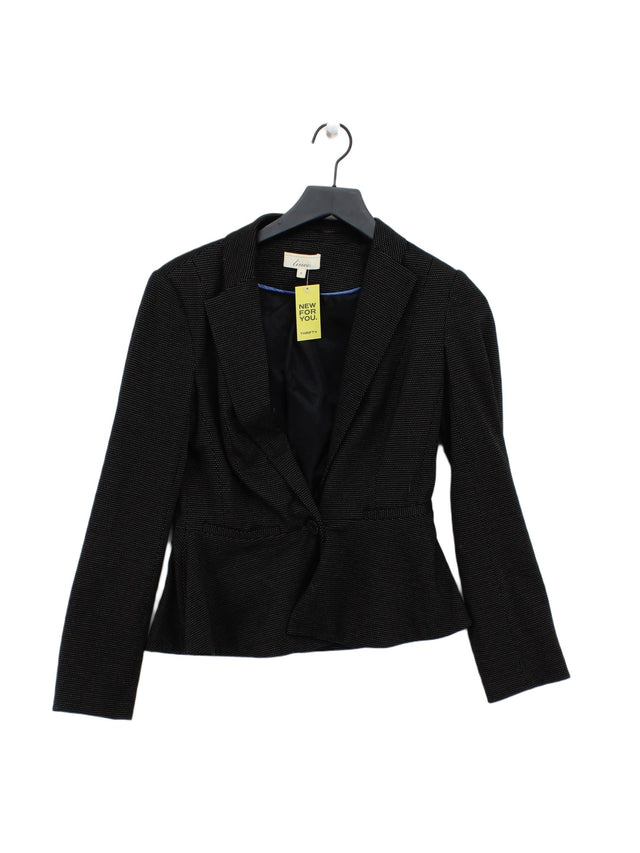 Linea Women's Blazer UK 8 Black Polyester with Elastane, Viscose