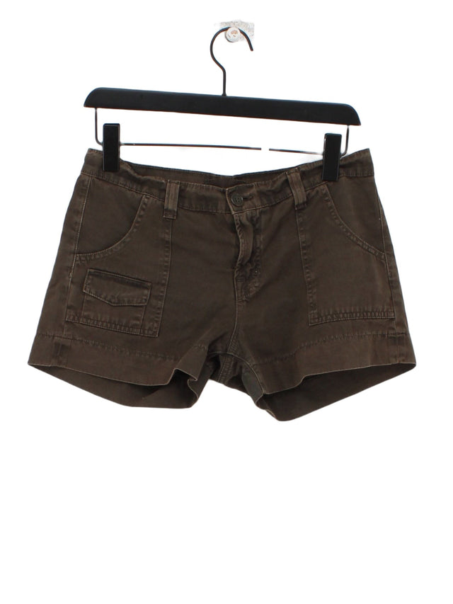 J Brand Women's Shorts W 26 in Brown 100% Cotton