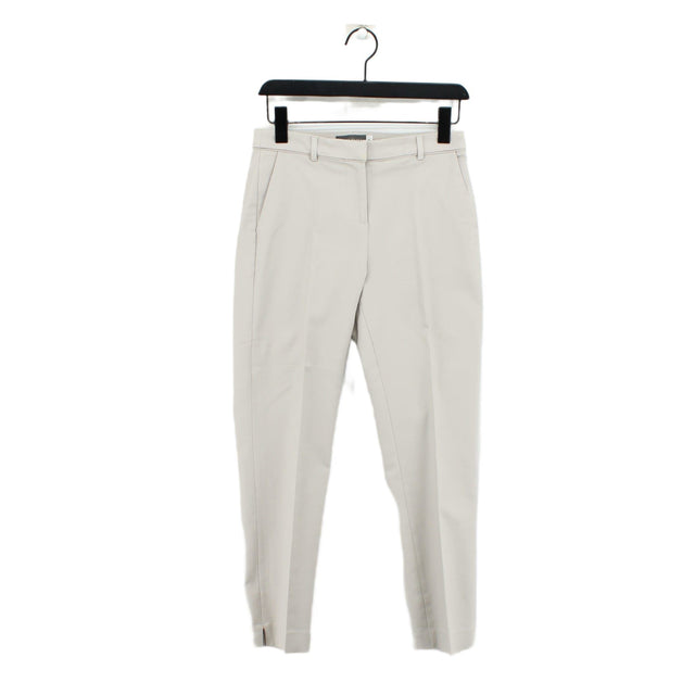 Mint Velvet Women's Suit Trousers UK 8 Grey Cotton with Elastane