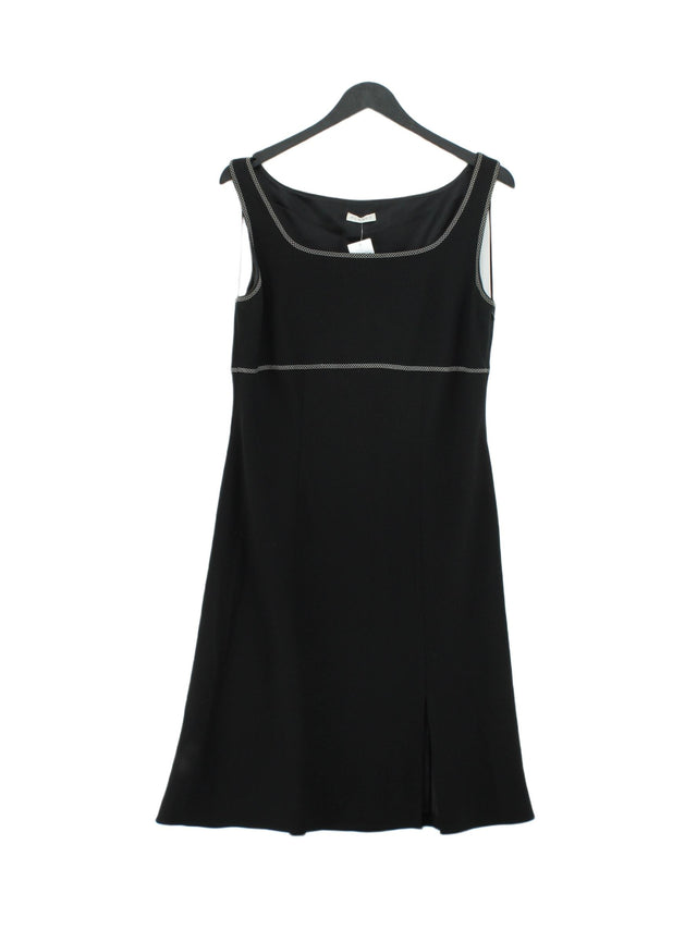 Planet Women's Midi Dress UK 14 Black Other with Polyester