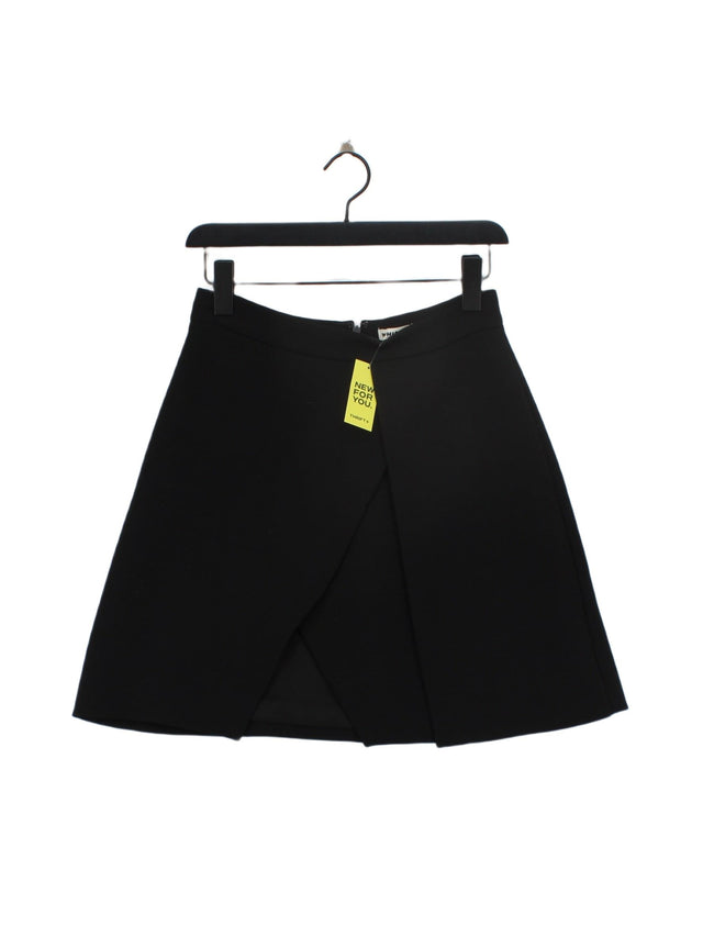 Whistles Women's Midi Skirt UK 10 Black 100% Polyester