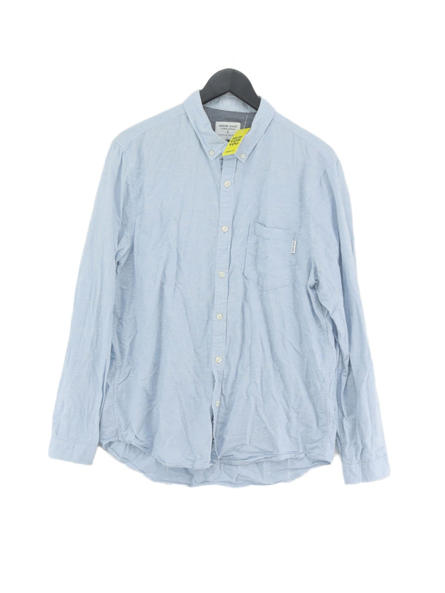 Urban Outfitters Men's Shirt L Blue 100% Cotton