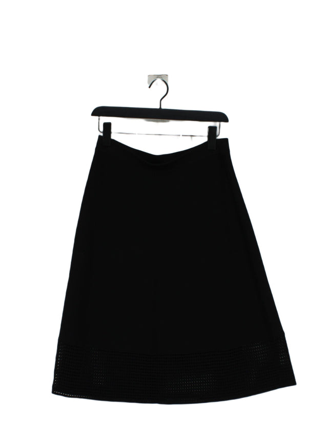 Veronika Maine Women's Midi Skirt M Black Viscose with Nylon