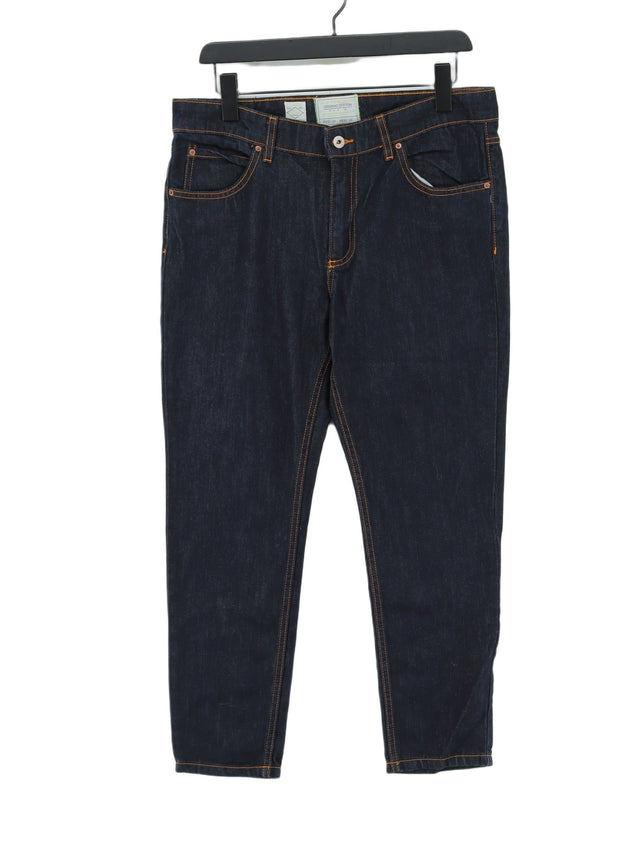Pull&Bear Women's Jeans UK 10 Blue 100% Cotton