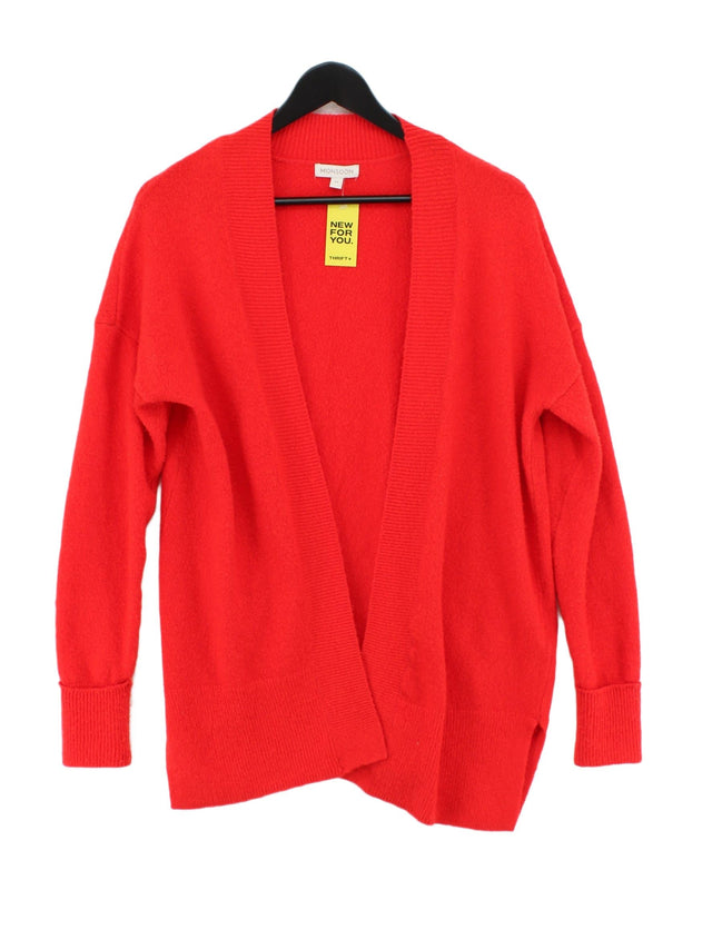 Monsoon Women's Cardigan M Red Acrylic with Polyester