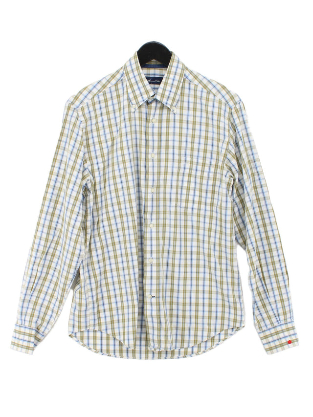 Massimo Dutti Men's Shirt Chest: 44 in White 100% Cotton