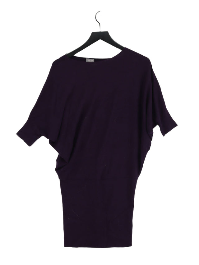 Phase Eight Women's Midi Dress UK 8 Purple Viscose with Elastane, Nylon