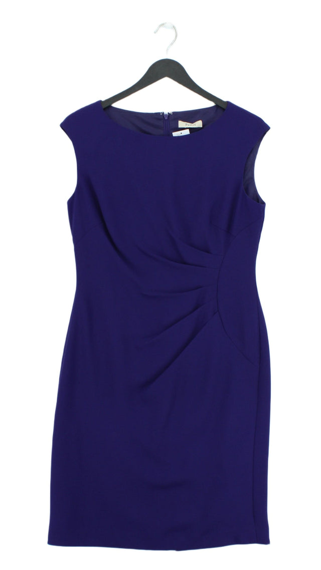 Precis Women's Midi Dress UK 10 Purple 100% Polyester