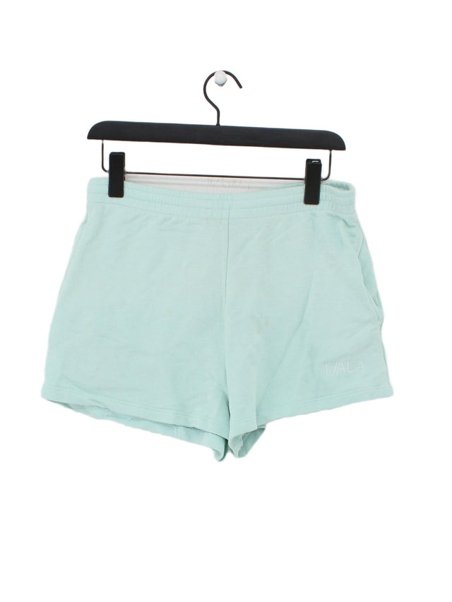 Tala Women's Shorts M Green Cotton with Other, Polyester