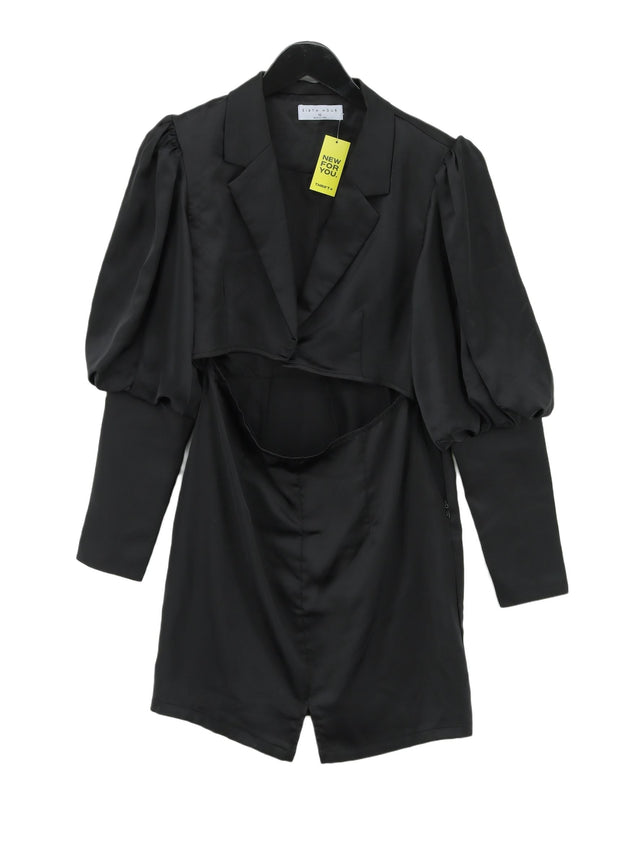 EI8TH HOUR Women's Midi Dress UK 10 Black Polyester with Elastane