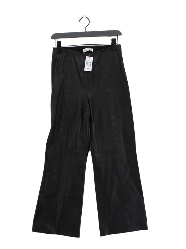 & Other Stories Women's Suit Trousers UK 12 Black Cotton with Elastane