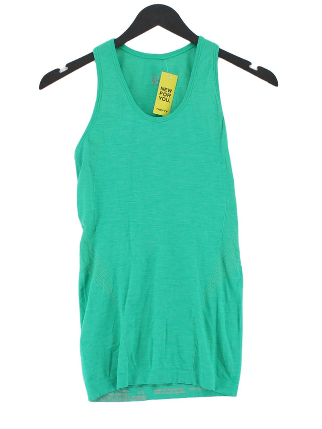 Sweaty Betty Women's T-Shirt XS Green 100% Polyamide