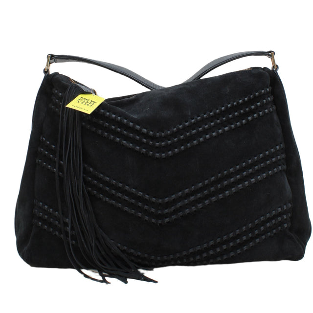 John Rocha Women's Bag Black Leather with Polyester