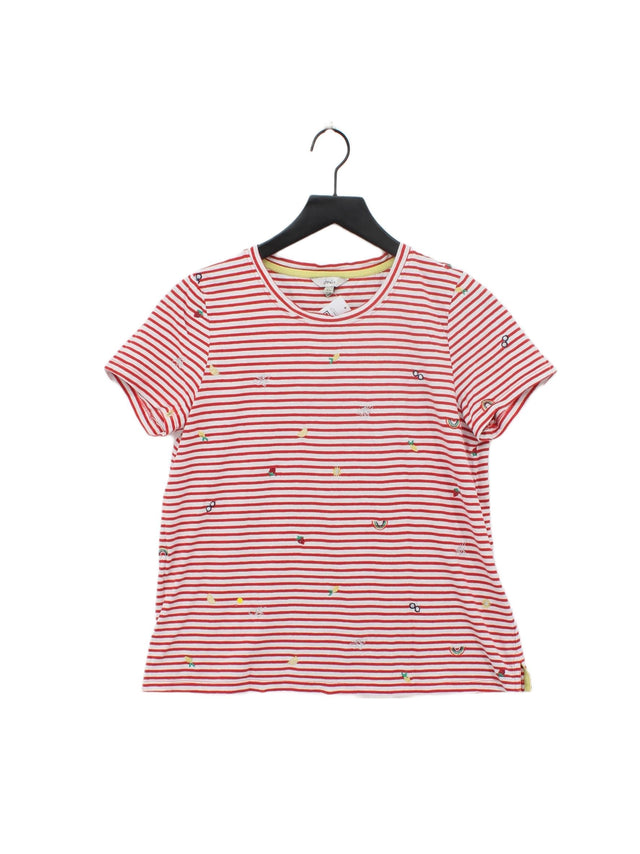 Joules Women's T-Shirt UK 14 Multi 100% Cotton