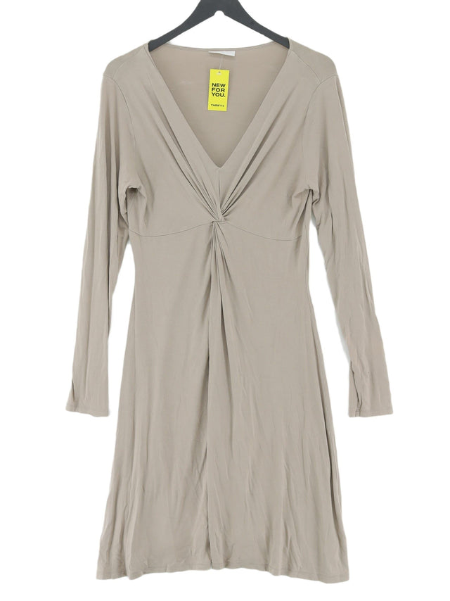 The White Company Women's Midi Dress M Grey 100% Other